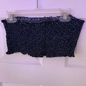 Brandy stretchy strapless top